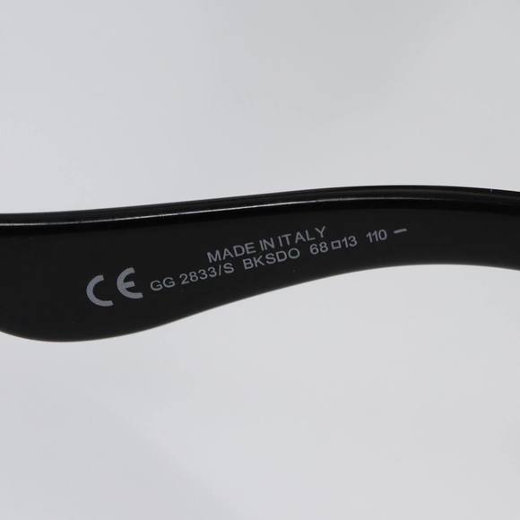 GUCCI Sunglasses Plastic Black Auth yk15937 - Picture 11 of 12